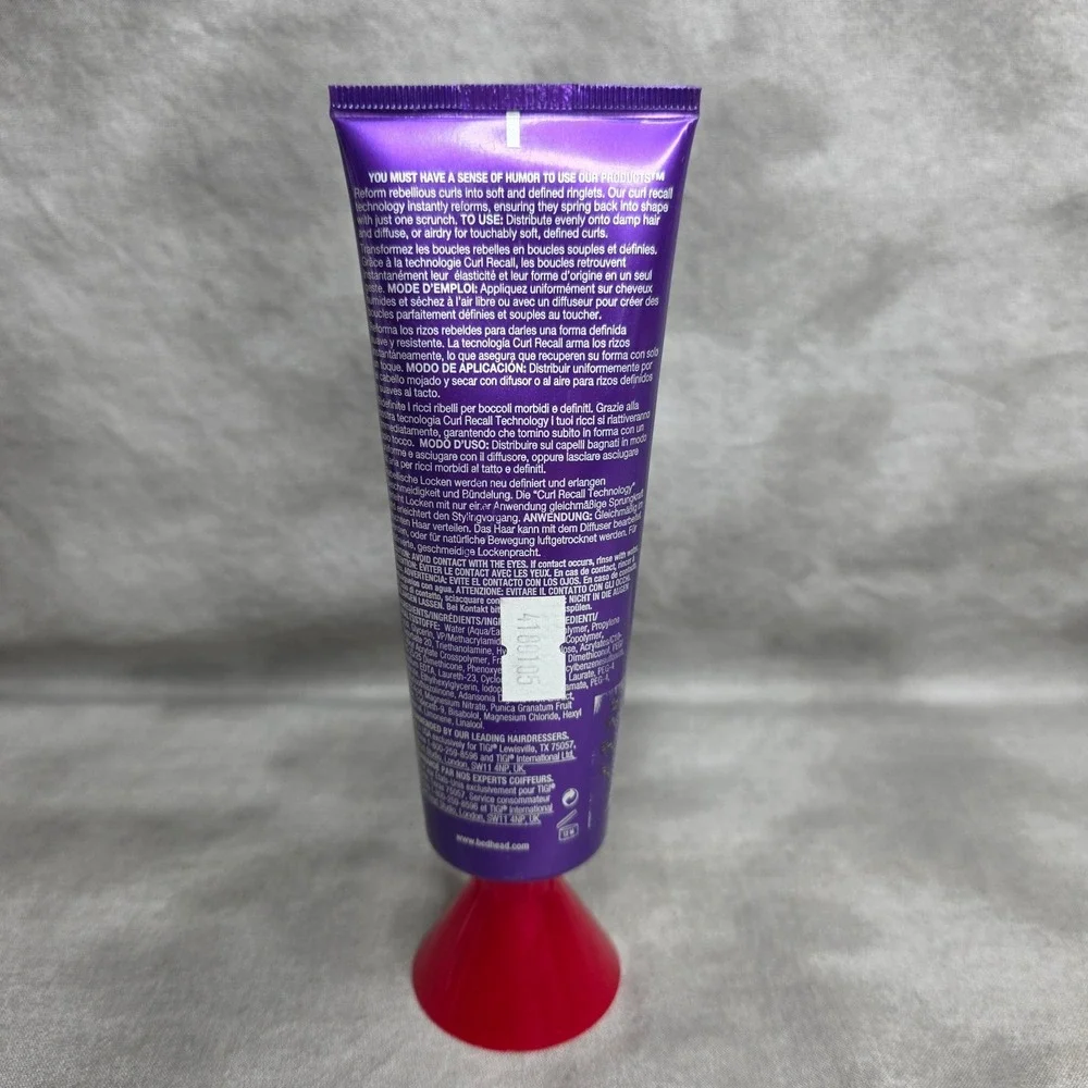 Tigi Bed Head On The Rebound Curl Recall Cream -4.22 oz -New